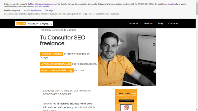 cache google borjaarandavaquero